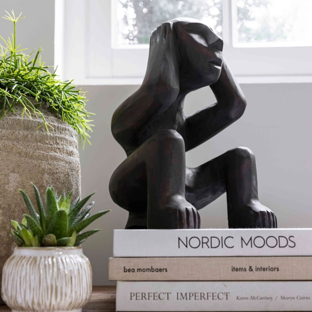 MUST Living Scultura Monkey Hear Nothing