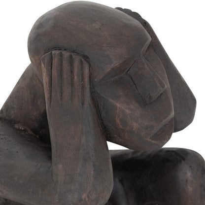 MUST Living Scultura Monkey Hear Nothing