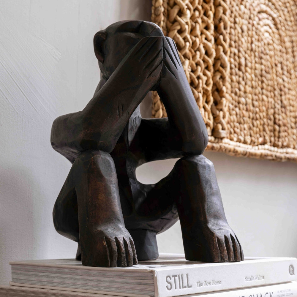 MUST Living Scultura Monkey Say Nothing