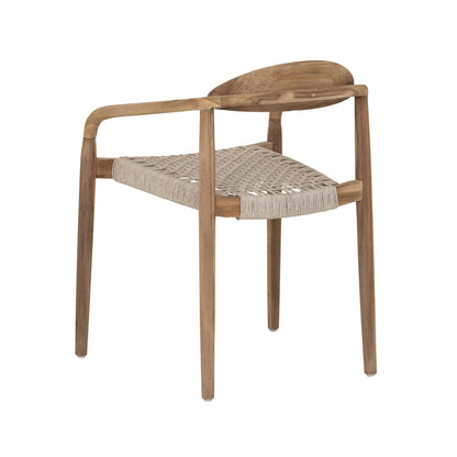 MUST Living Outdoor Sedia da pranzo Santiago in teak