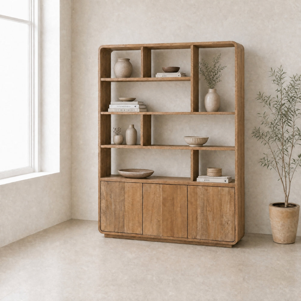 DTP Home Libreria Nova in Teak Riciclato Large