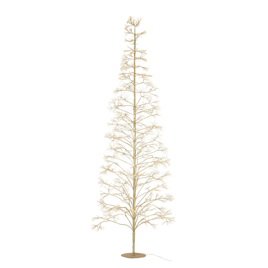 Albero di Natale 3000 LED Metallo Color Oro Large H300cm J-Line