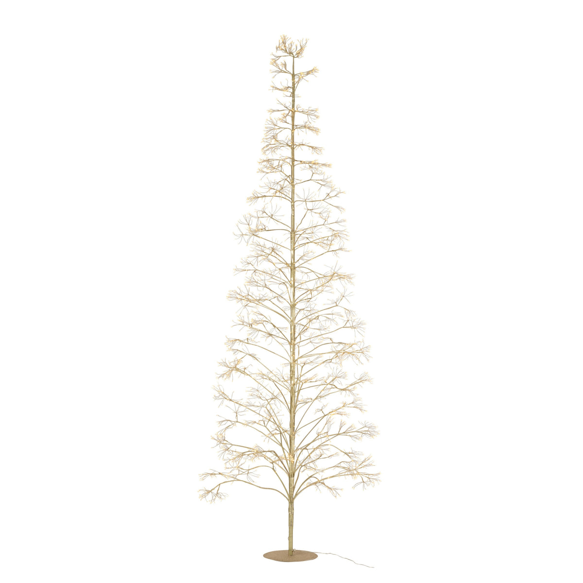 Albero di Natale 3000 LED Metallo Color Oro Large H300cm J-Line