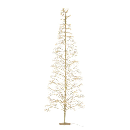 Albero di Natale 3000 LED Metallo Color Oro Large H300cm J-Line