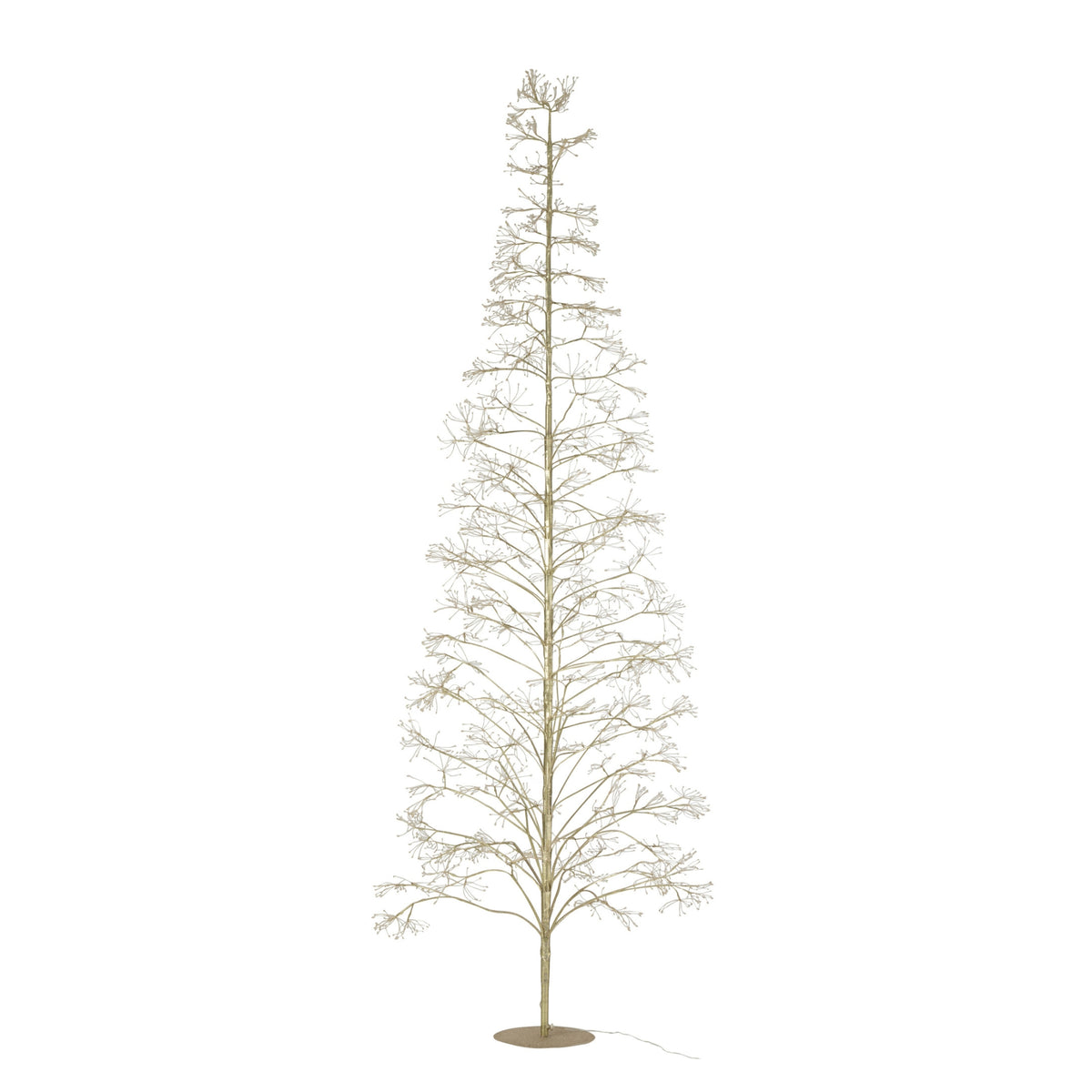 Albero di Natale 3000 LED Metallo Color Oro Large H300cm J-Line