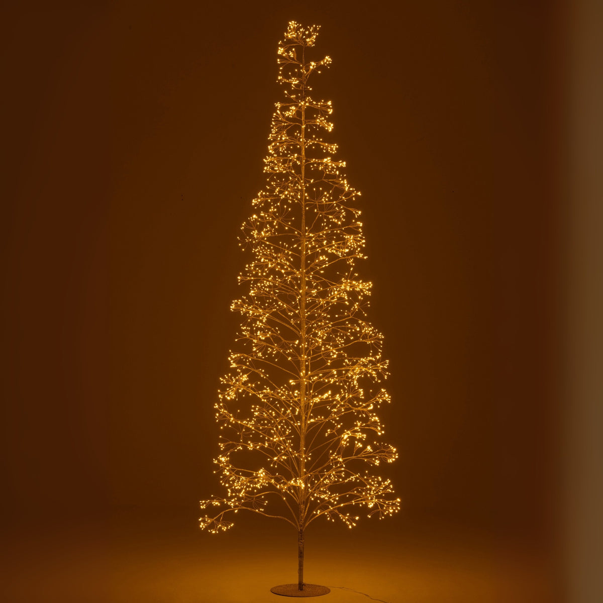Albero di Natale 3000 LED Metallo Color Oro Large H300cm J-Line