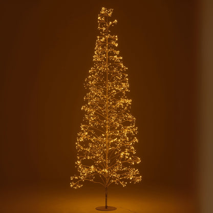 Albero di Natale 3000 LED Metallo Color Oro Large H300cm J-Line