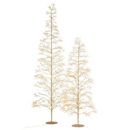 Albero di Natale 3000 LED Metallo Color Oro Large H300cm J-Line