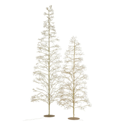 Albero di Natale 3000 LED Metallo Color Oro Large H300cm J-Line
