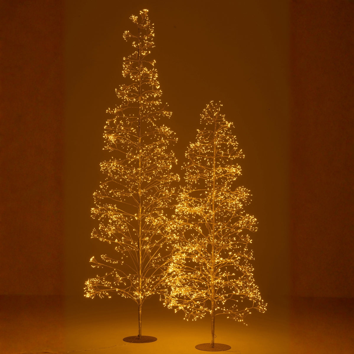 Albero di Natale 3000 LED Metallo Color Oro Large H300cm J-Line