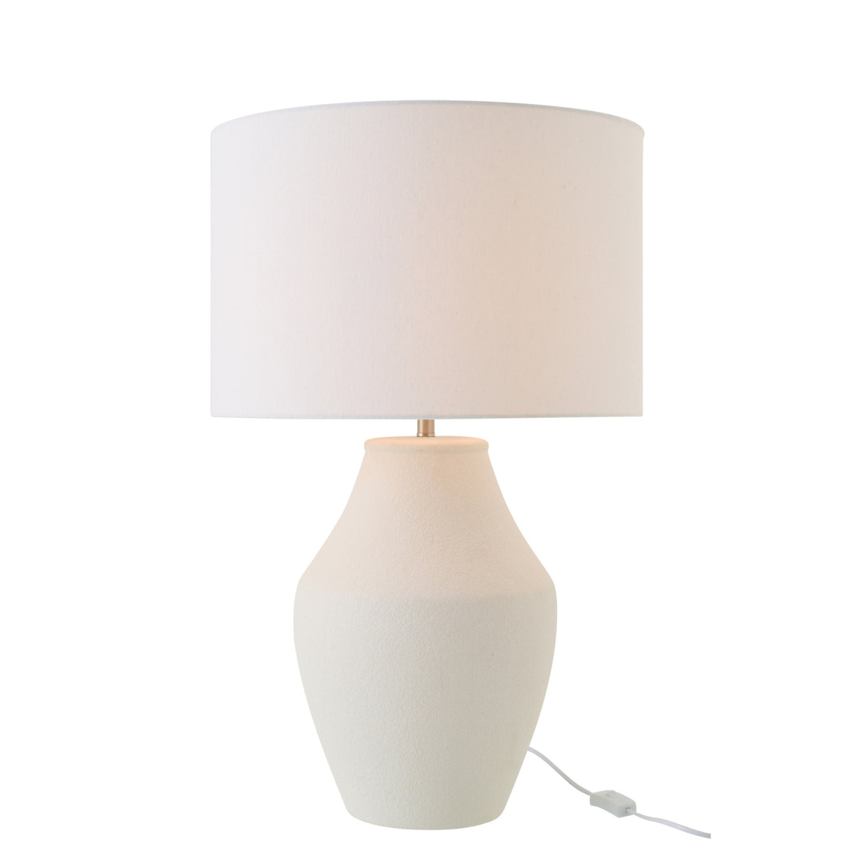 Lampada da tavolo Henri Ceramica Bianca J-Line