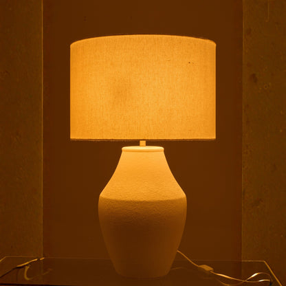 Lampada da tavolo Henri Ceramica Bianca J-Line