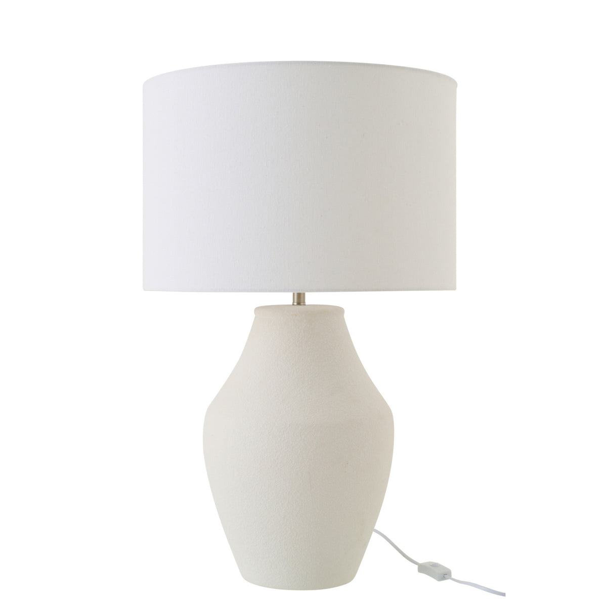 Lampada da tavolo Henri Ceramica Bianca J-Line