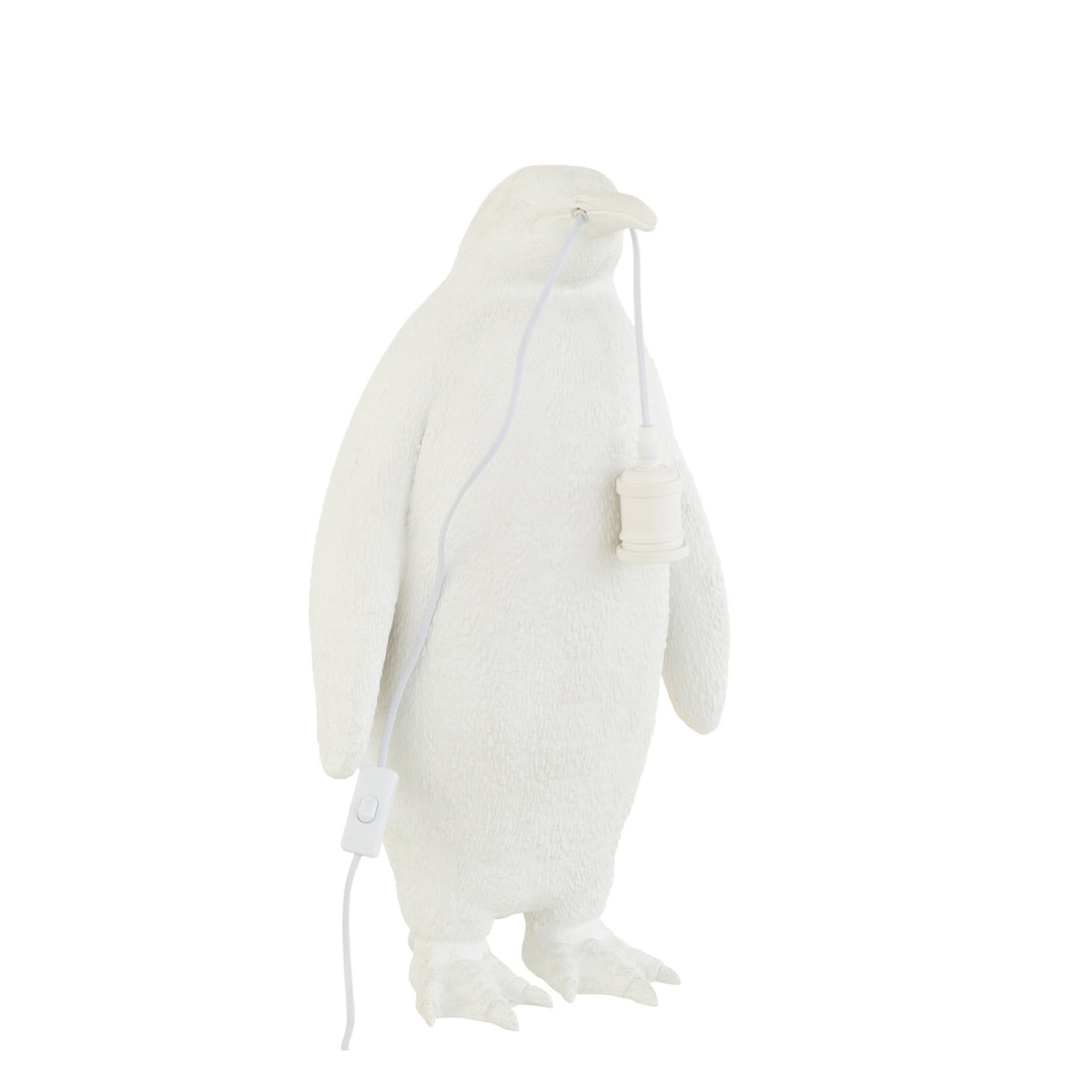Lampada da tavolo Pinguino Resina Bianca Large J-Line