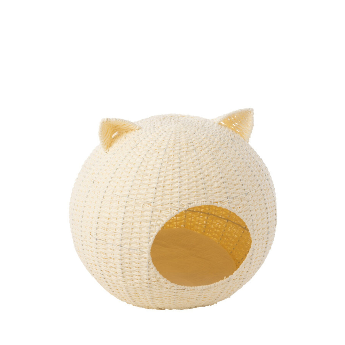 Cestino per gatti Orecchie da gatto Carta Bianco J-Line