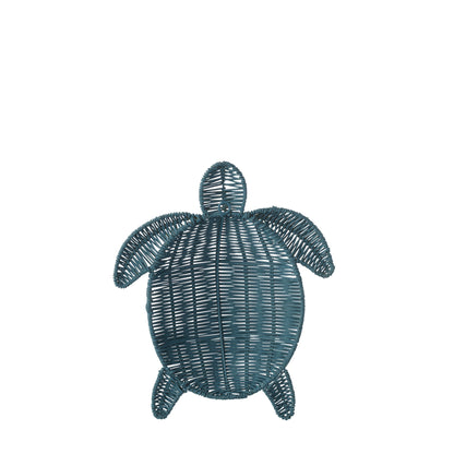 Decorazione da parete Tartaruga Ferro Blu scuro Piccola J-Line