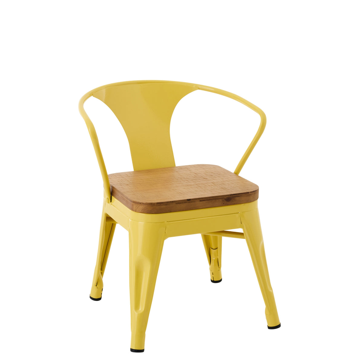Sedia per bambini Evi Ferro/Multistrato Giallo J-Line