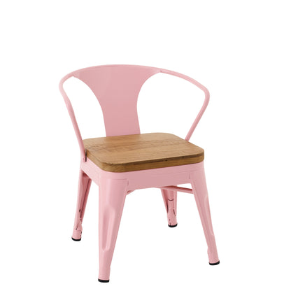 Sedia per bambini Evi Ferro/Multistrato Rosa chiaro J-Line