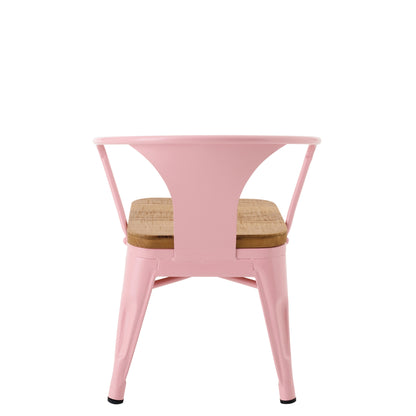 Sedia per bambini Evi Ferro/Multistrato Rosa chiaro J-Line
