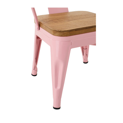 Sedia per bambini Evi Ferro/Multistrato Rosa chiaro J-Line