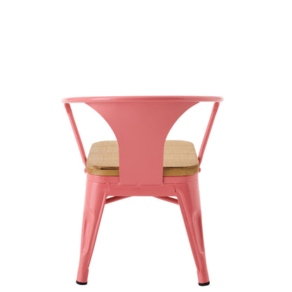 Sedia per bambini Evi Ferro/Multistrato Rosa scuro J-Line