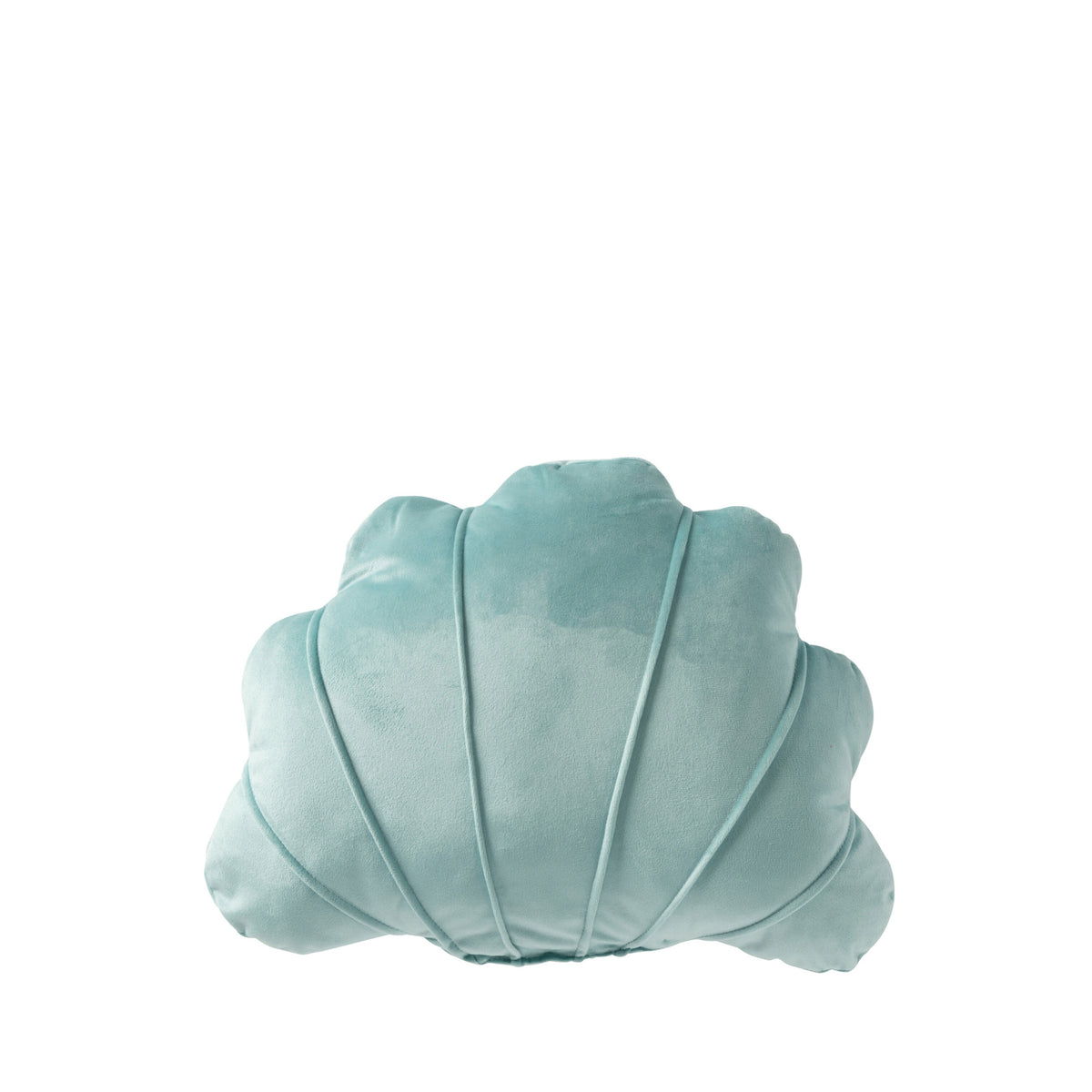 Cuscino Conchiglia Poliestere Turchese J-Line