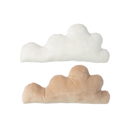Wolk Poliestere Bianco/Beige Assortimento di 2 J-Line