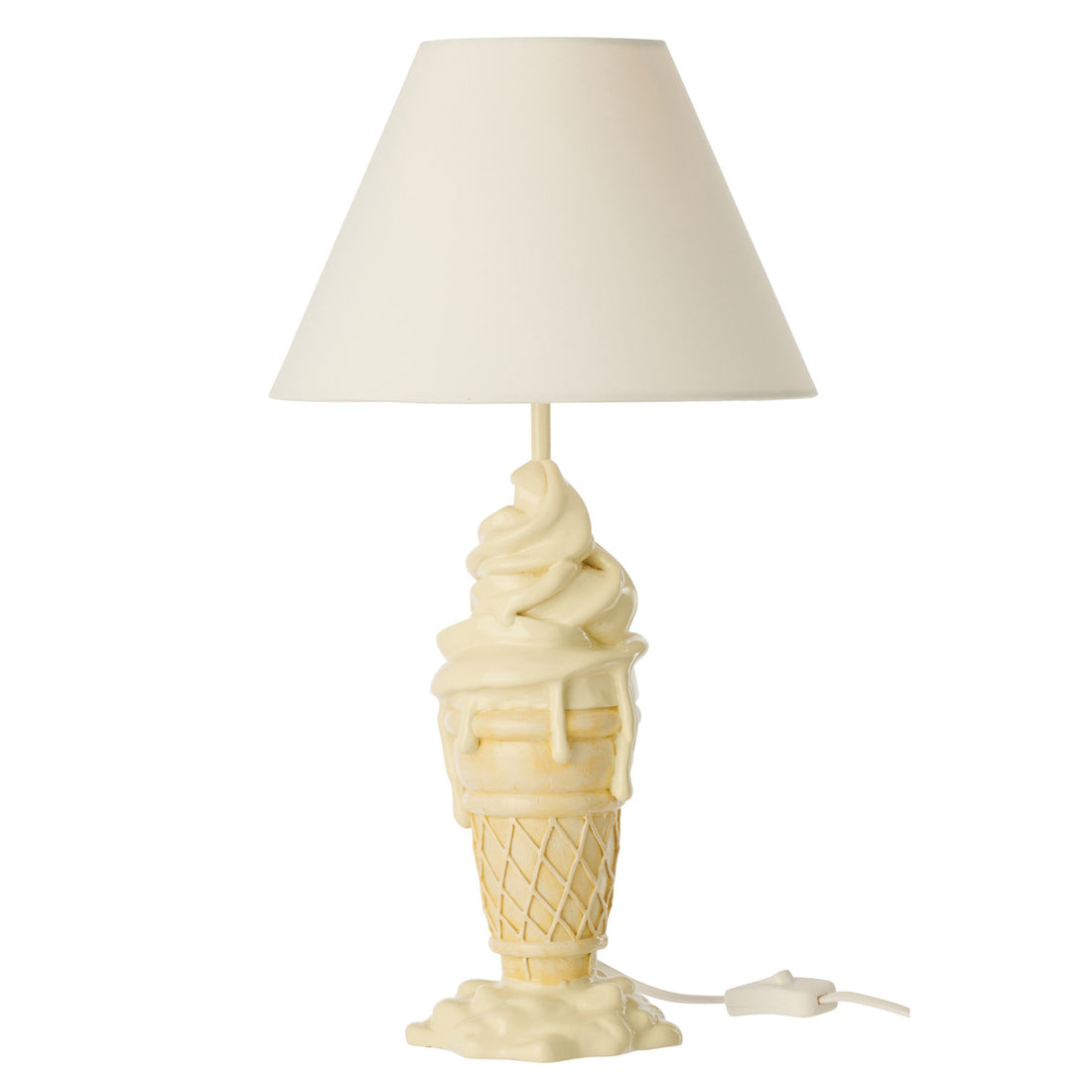 Lampada Ovetto in poliresina Giallo/Beige J-Line
