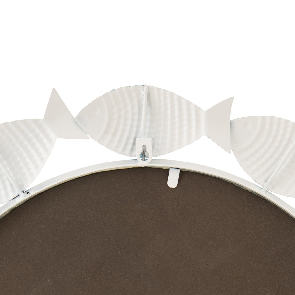 Specchio da parete Pesce Ferro Azzurro chiaro/Bianco J-Line