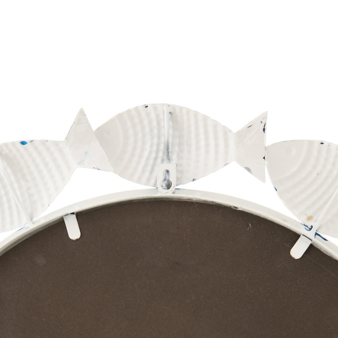Specchio da parete Pesce Ferro Bianco J-Line