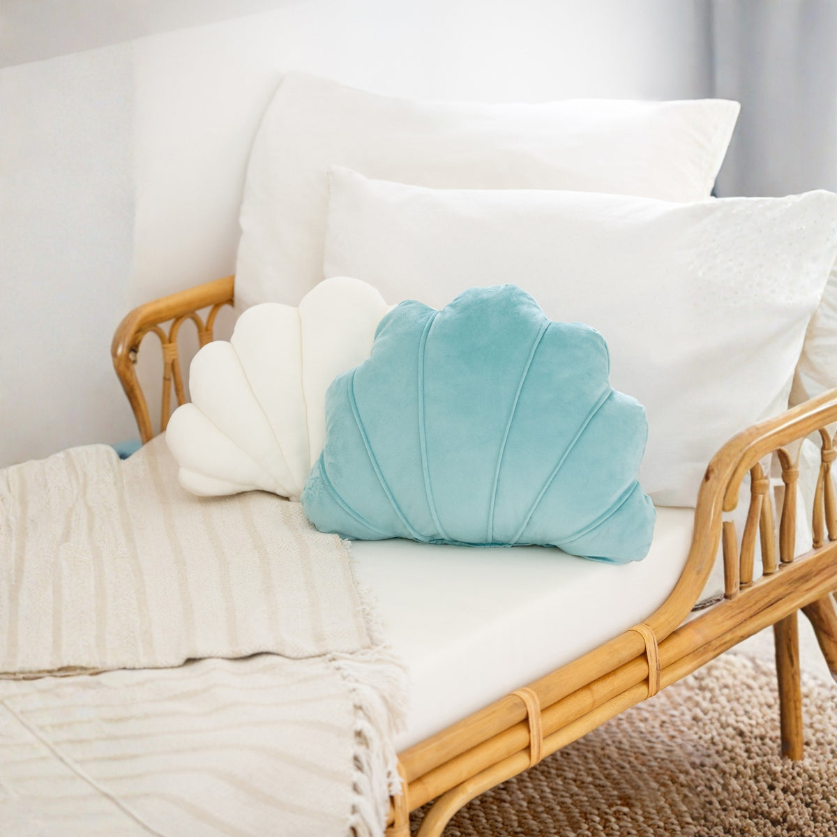 Cuscino per Bambini in Poliestere Bianco J-Line