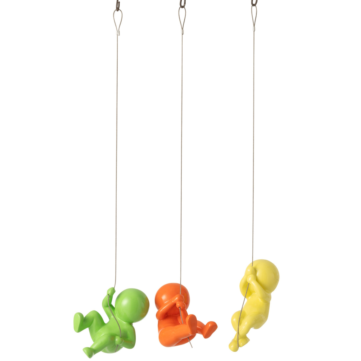 Statuetta Marcel Hangen Resina Multi Assortimento Di 3 J-Line