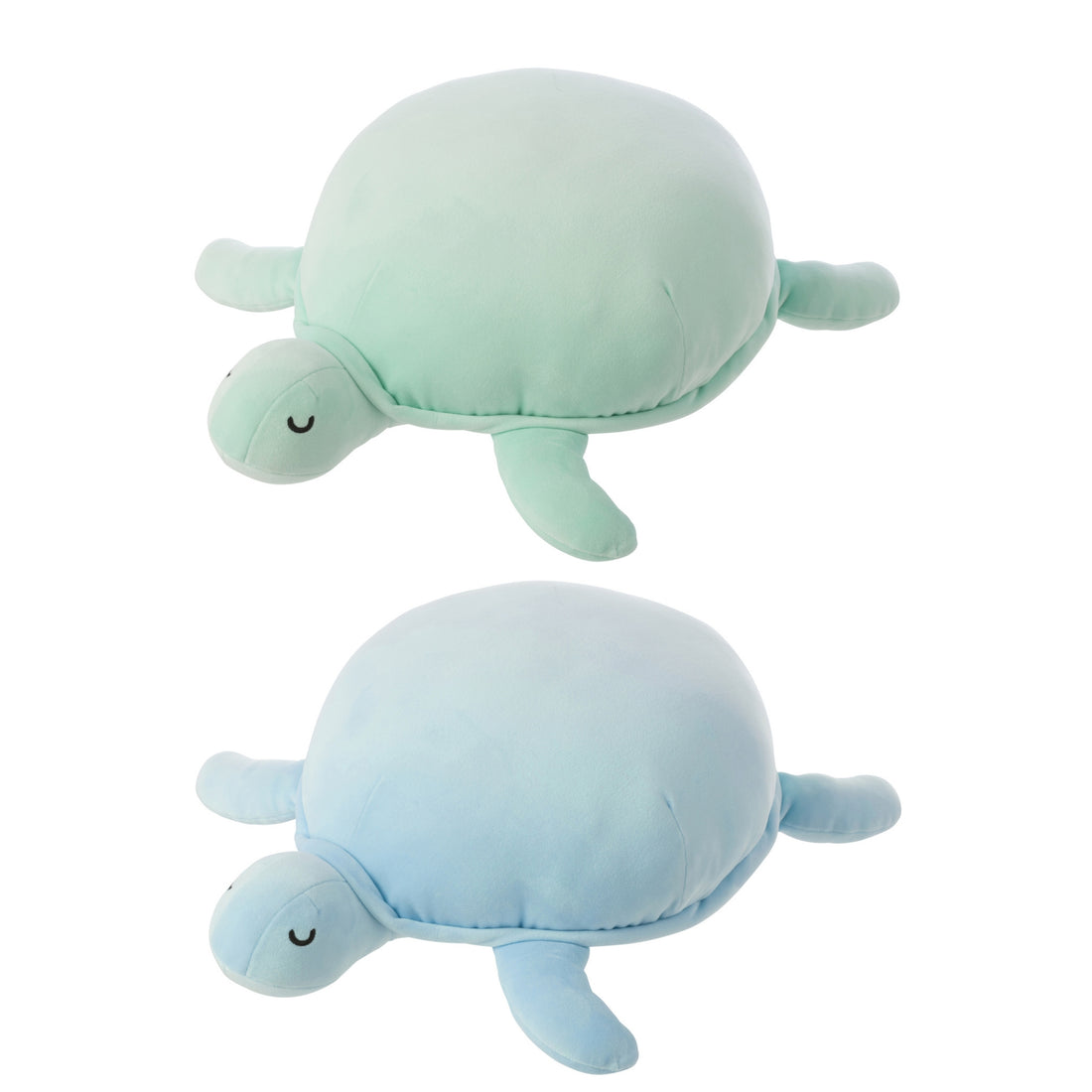 Tartaruga in poliestere azzurro chiaro/verde menta assortimento di J-Line
