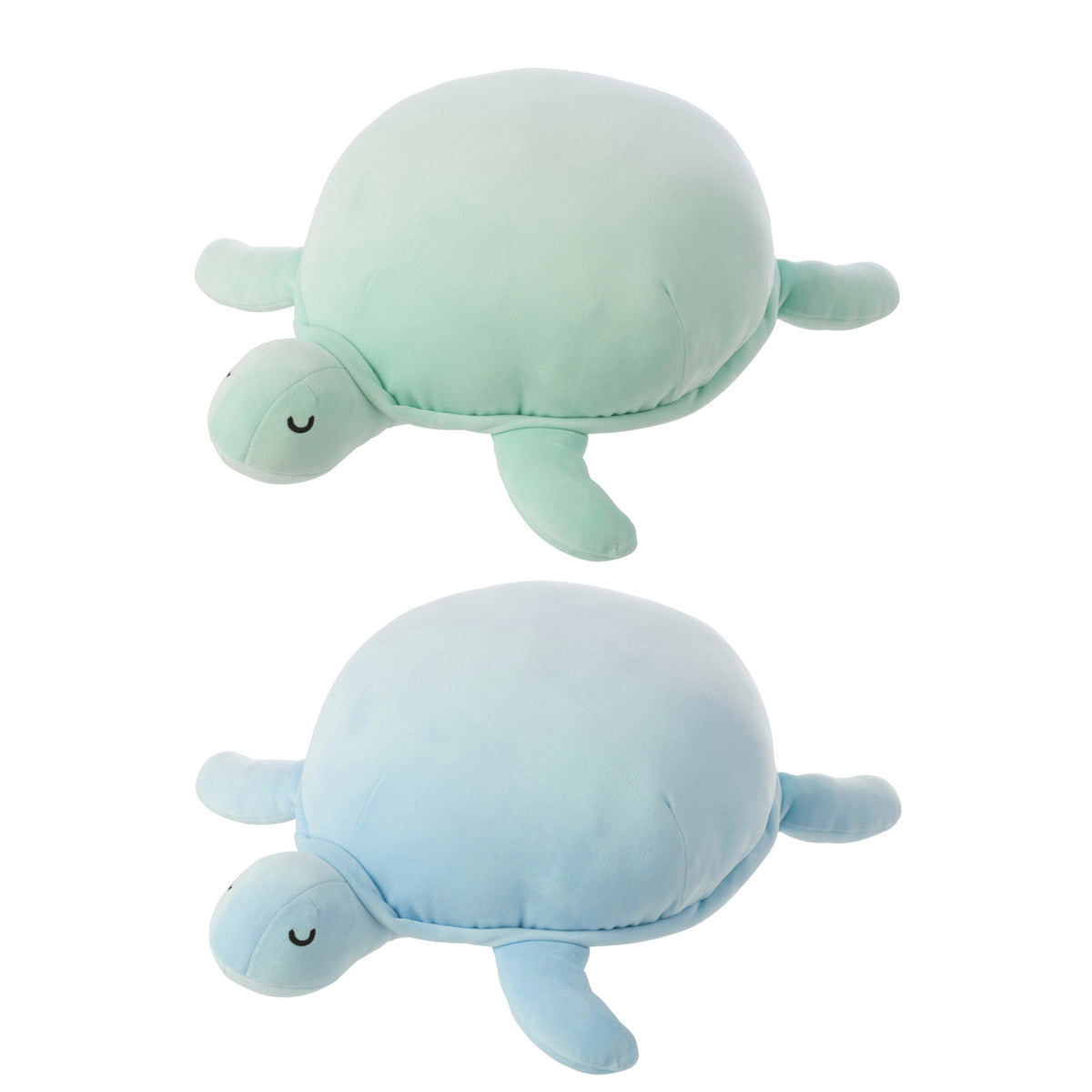 Tartaruga in poliestere azzurro chiaro/verde menta assortimento di J-Line