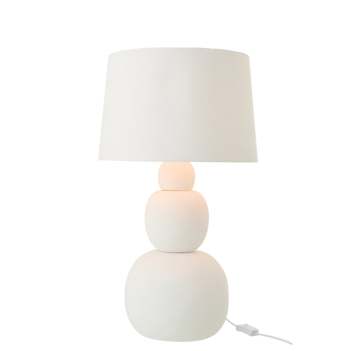 Lampada da tavolo Renee Ceramica Bianca Large J-Line