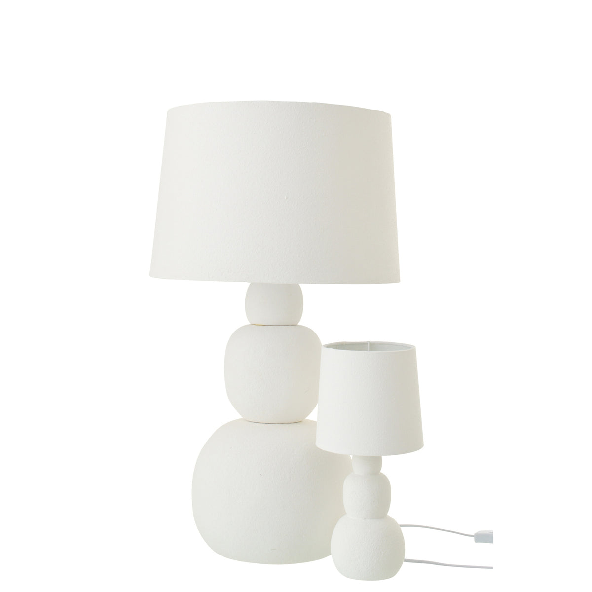 Lampada da tavolo Renee Ceramica Bianca Large J-Line