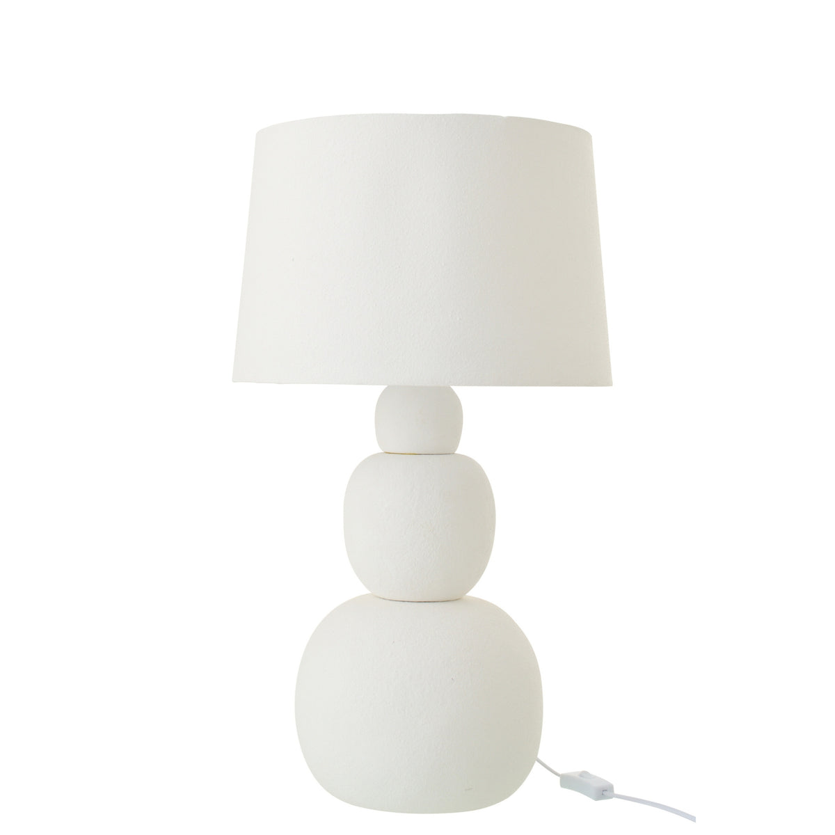 Lampada da tavolo Renee Ceramica Bianca Large J-Line