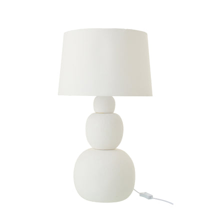 Lampada da tavolo Renee Ceramica Bianca Large J-Line
