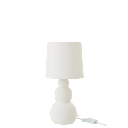 Lampada da tavolo Renee Ceramica Bianca Piccola J-Line