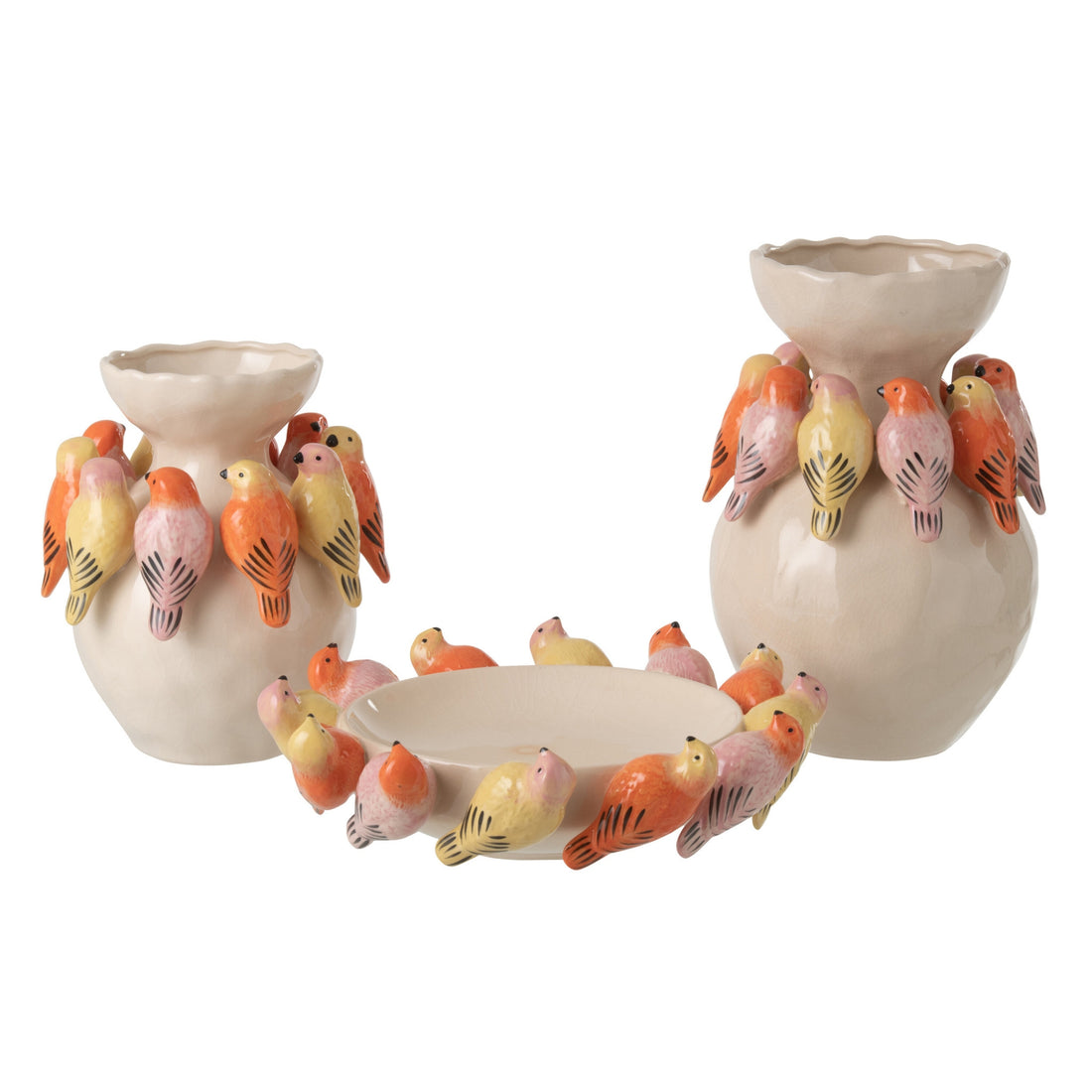 Ciotola decorativa Uccello Ceramica MultiJ-Line