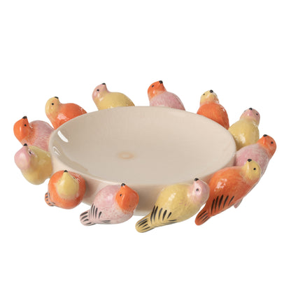 Ciotola decorativa Uccello Ceramica MultiJ-Line
