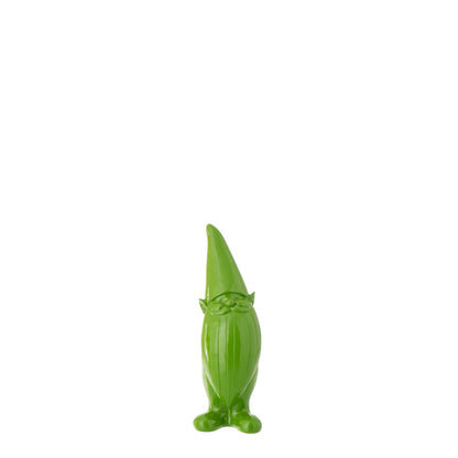 Gnomo in resina verde piccolo J-Line