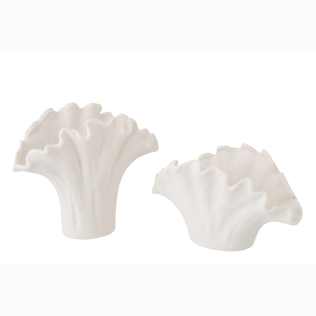 Vaso Fiore Porcellana Bianca Large J-Line