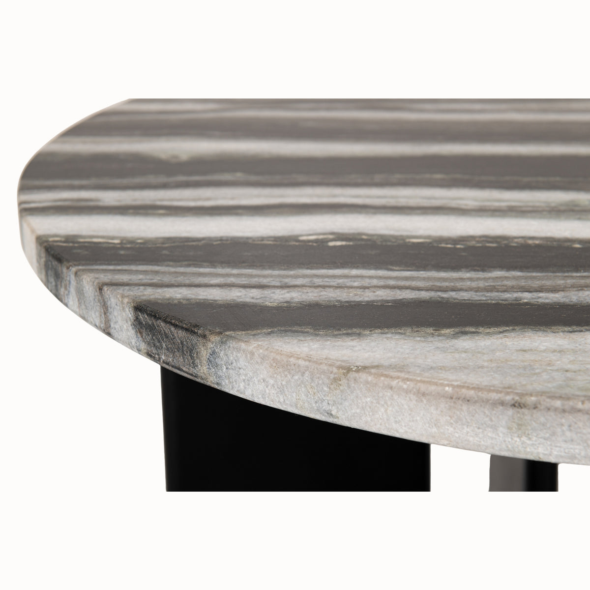 Tavolino Mathilde Marmo Nero/Grigio J-Line