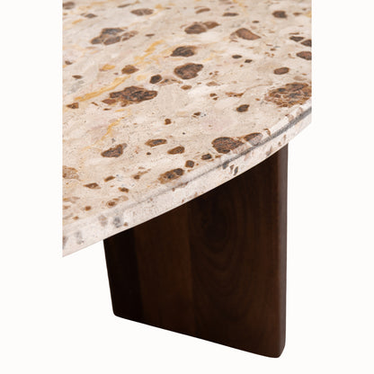 Tavolino da salotto Mathilde Marmo Naturale/Beige J-Line