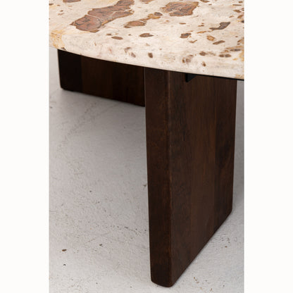 Tavolino da salotto Mathilde Marmo Naturale/Beige J-Line