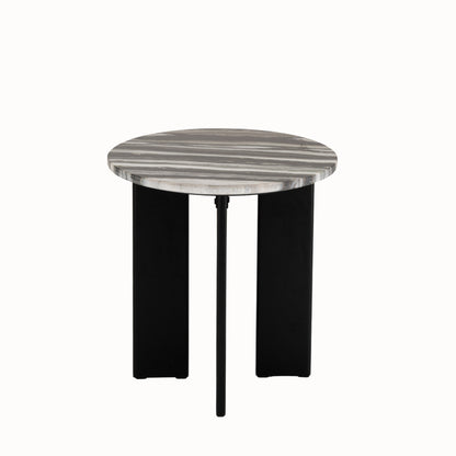 Tavolino Mathilde Marmo Nero/Grigio J-Line