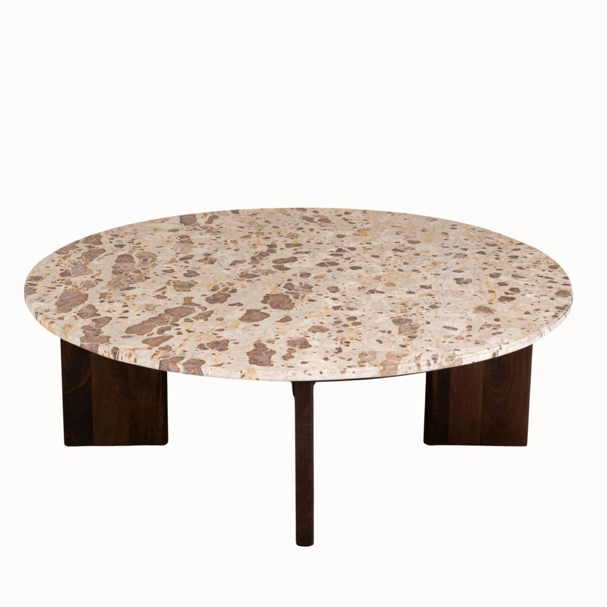 Tavolino da salotto Mathilde Marmo Naturale/Beige J-Line