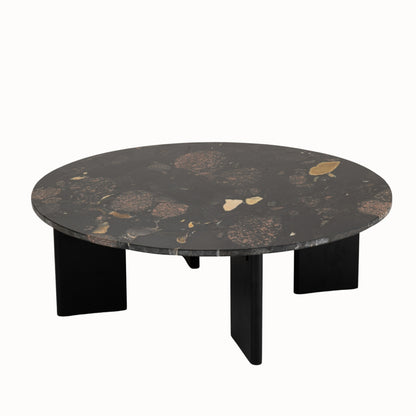 Tavolino da salotto Mathilde Marmo Nero/Pesca J-Line