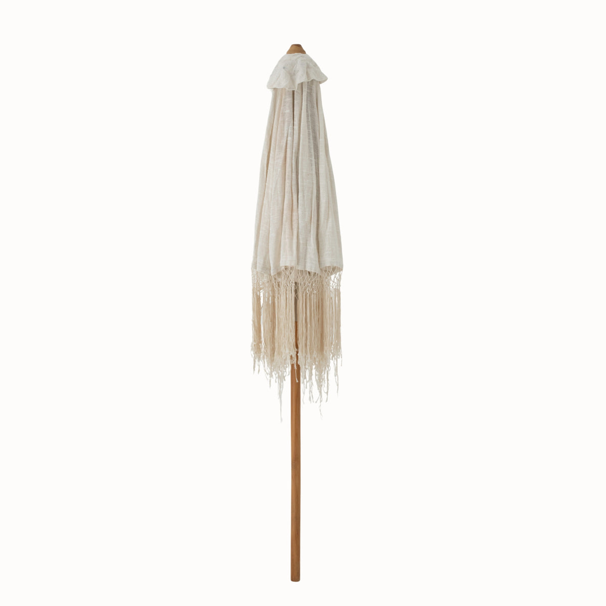 Ombrellone Macramé Legno Ecru 200x250cm J-Line